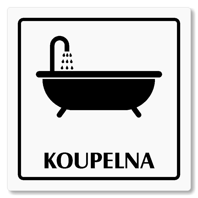 Koupelna, 148x148mm, bílá, Arizona